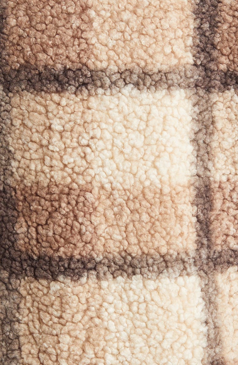 Wit & Wisdom Plaid Teddy Jacket, Alternate, color, 