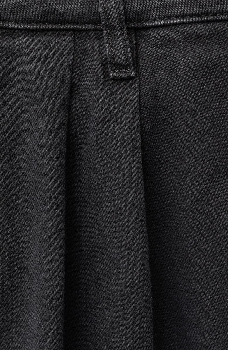 MANGO Pleated Wide Leg Jeans, Alternate, color,