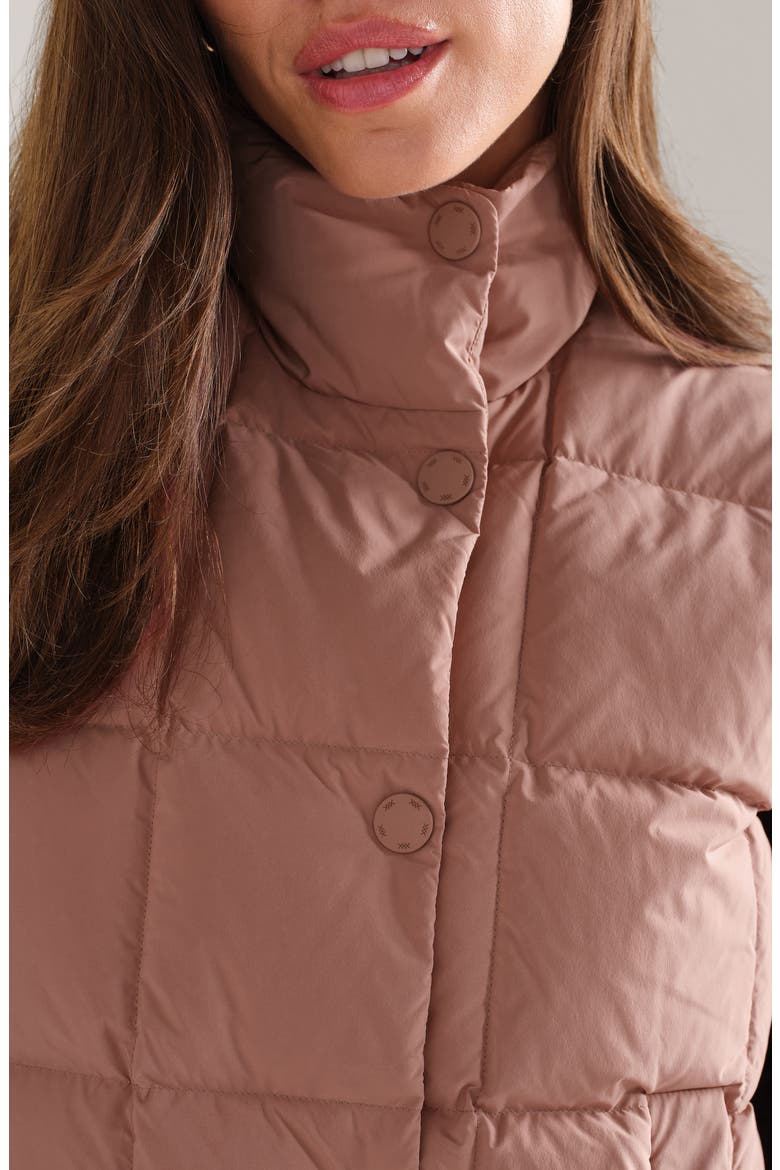 Powder Puffer Down Vest, Alternate, color, CLAY MIST