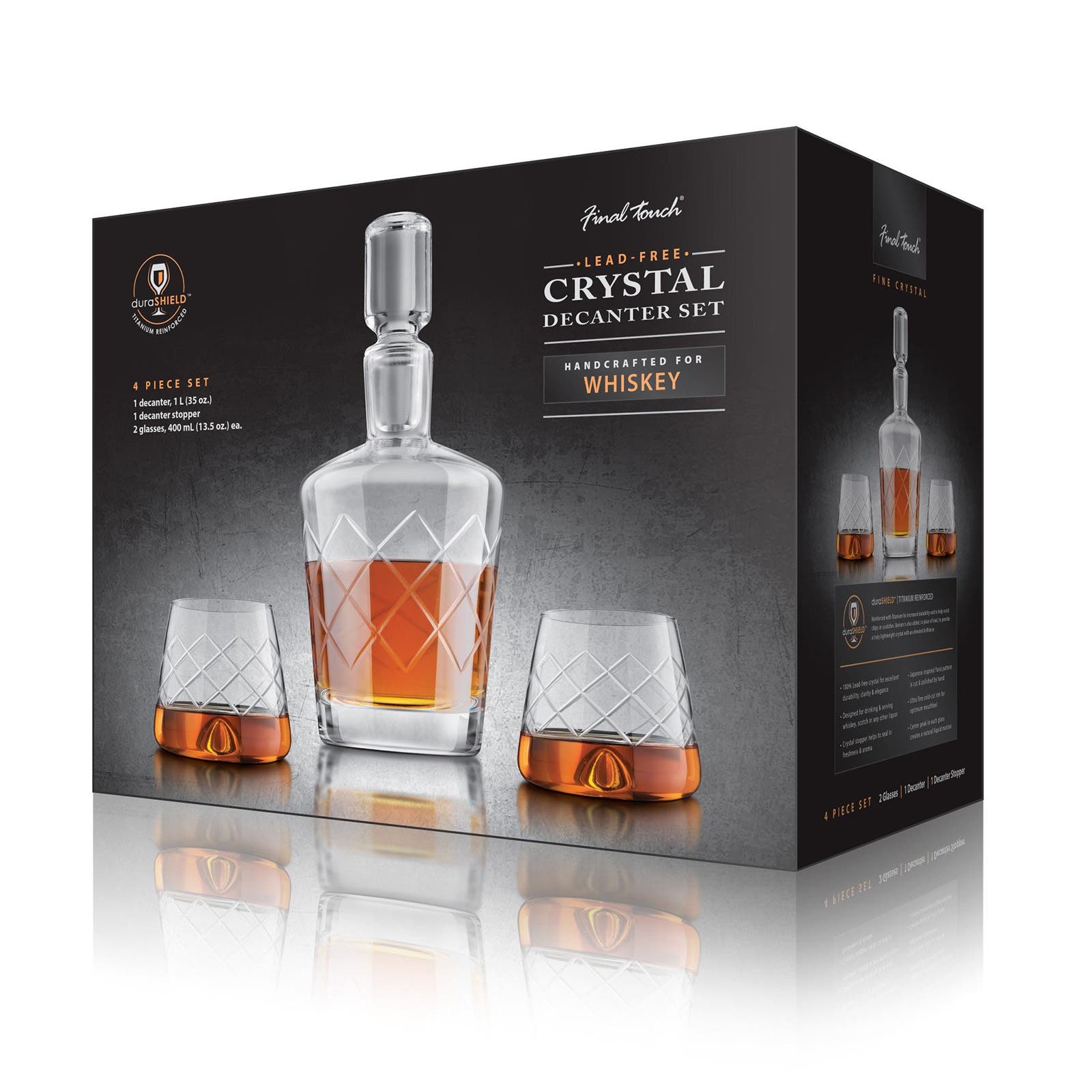 Final Touch Whiskey Decanter - Thumbnail 4