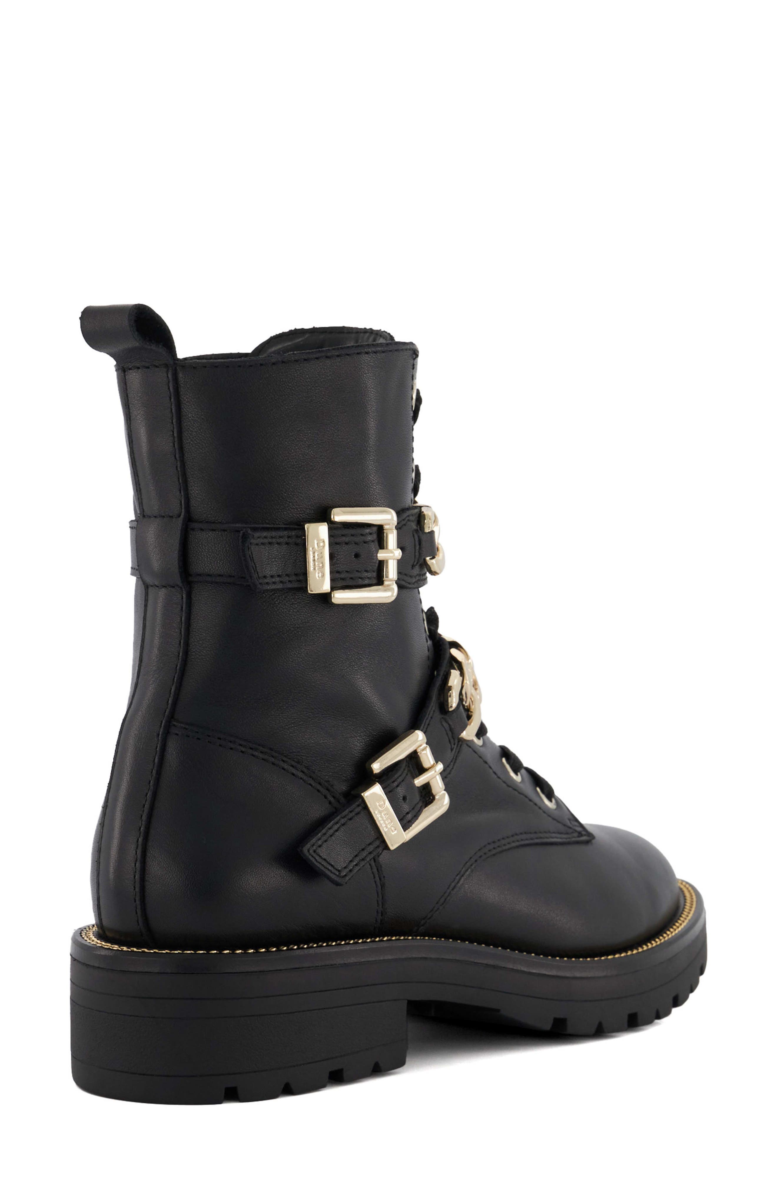 Dune London Plazas Combat Boot, Alternate, color, 