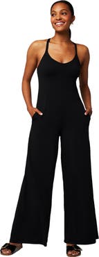 Fabletics Cloud Jersey Wide Leg Jumpsuit