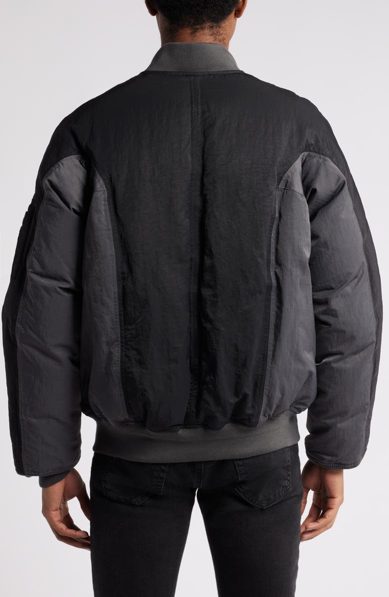 Alpha Industries Down Insulated MA-1 Flight Jacket, Alternate, color, Black