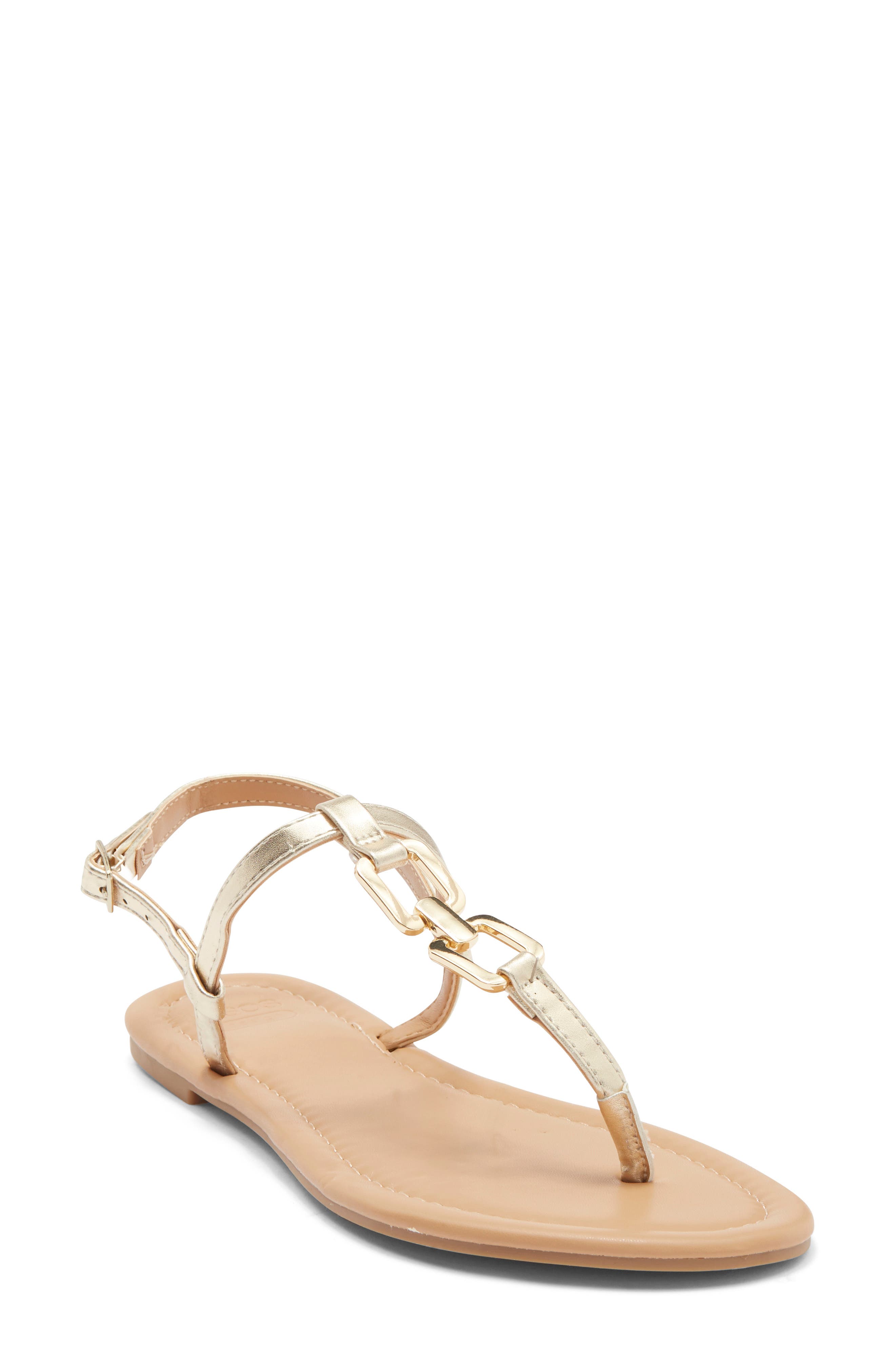ASOS DESIGN Fortune Hardware Sandal, Main, color, 