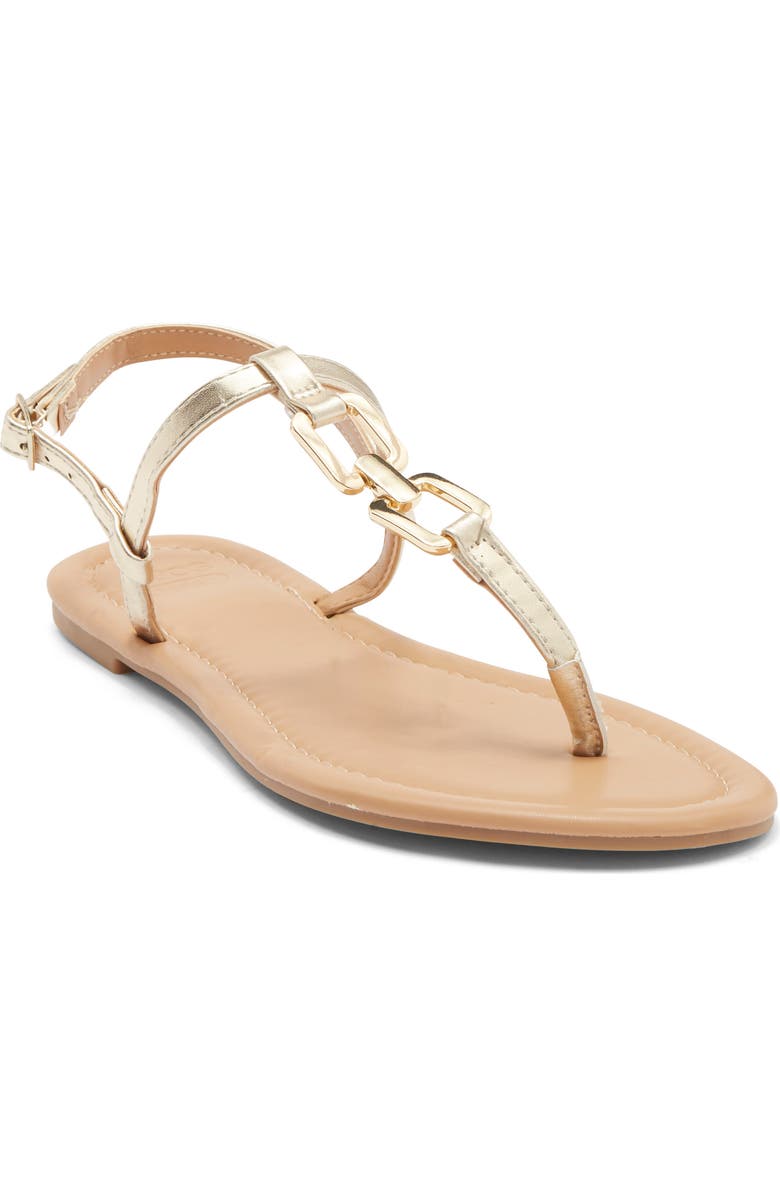 ASOS DESIGN Fortune Hardware Sandal, Main, color,