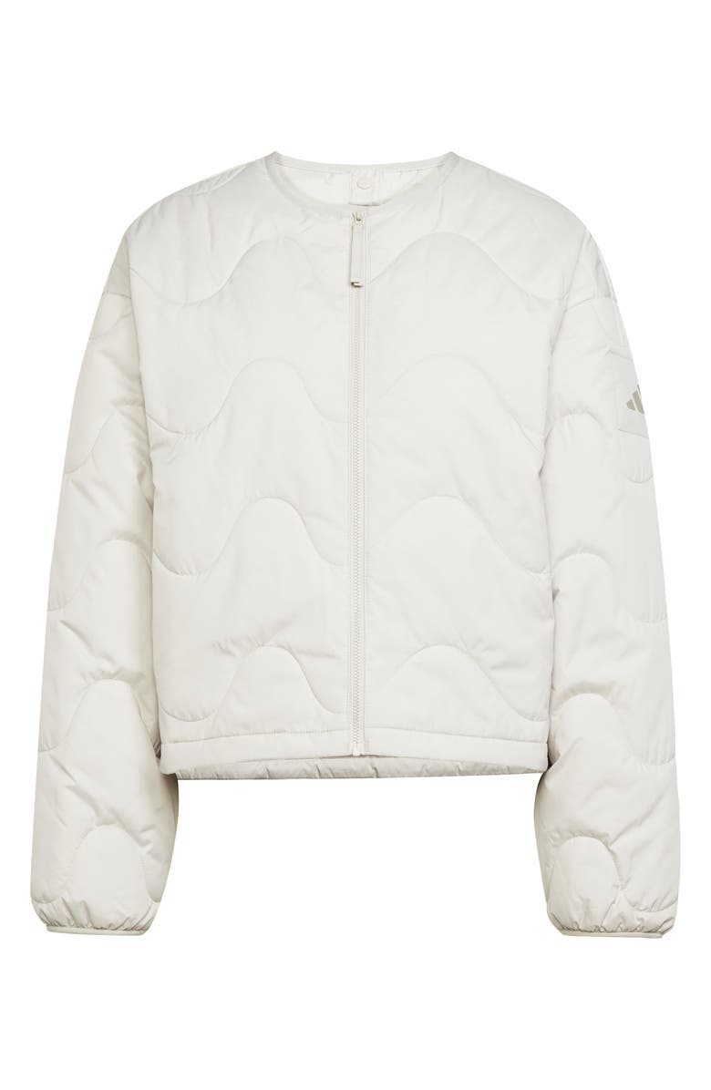 adidas Nuganic Water Repellent Insulated Jacket, Alternate, color, Wonder Alumina