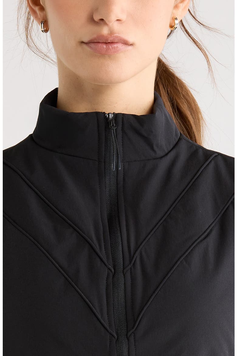 Tiebreaker Performance Hybrid Jacket, Alternate, color, BLACK