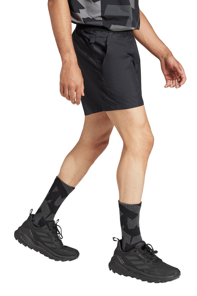 Terrex Trail Shorts, Alternate, color, BLACK