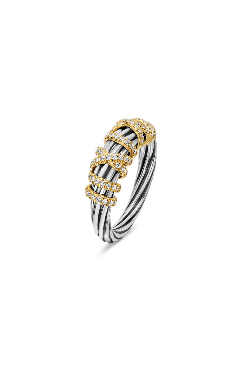David Yurman Ring with Diamond and 18K Gold, 8mm, Alternate, color, 
