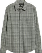 Vince Highclere Plaid Flannel Button-Up Shirt