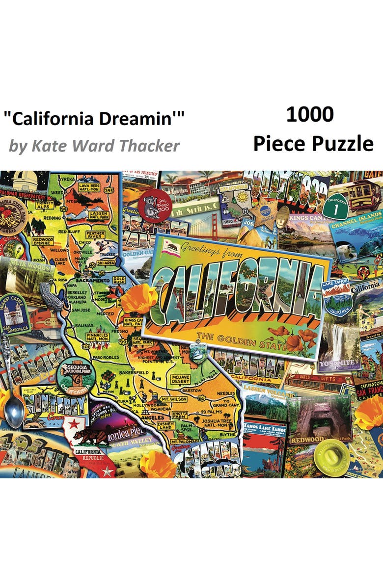 California Dreamin, 24 Inch  x 30 Inch 1000 Piece Puzzle, Alternate, color, Multicolored