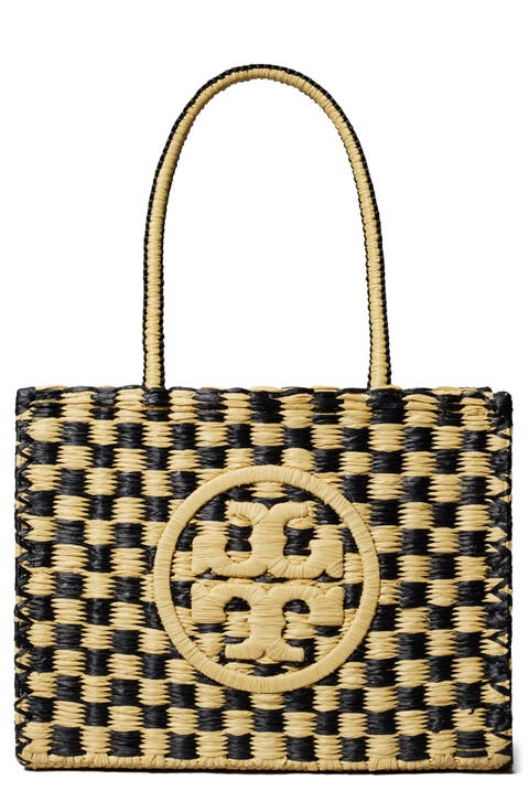 Ella Crocheted Raffia Tote