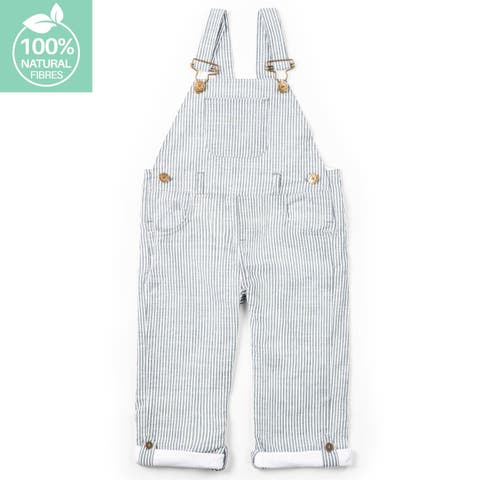Seersucker Overalls