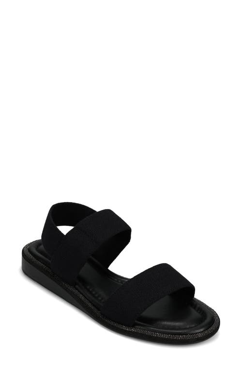 Vaneli Bordy Slingback Wedge Sandal In Black