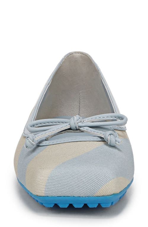 Franco Sarto Imara Square Toe Ballet Flat In Blue