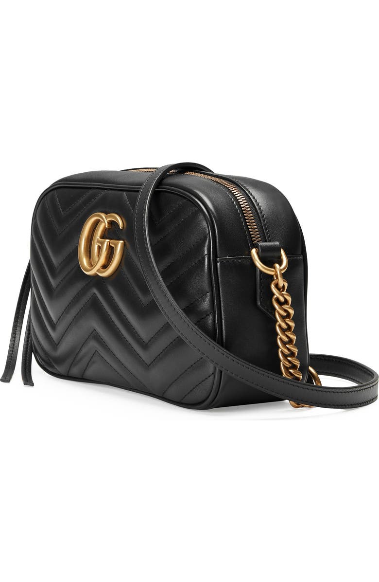Gucci Small GG 2.0 Matelassé Leather Camera Bag, Alternate, color,