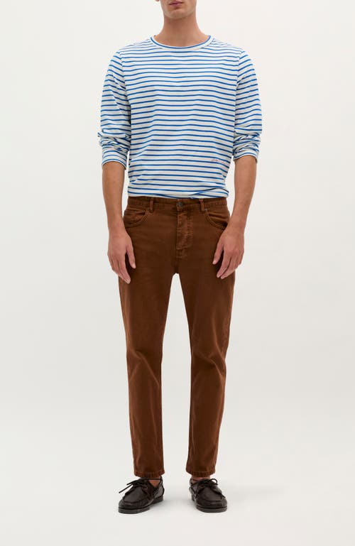Scalpers Cropped Jeans In Brown