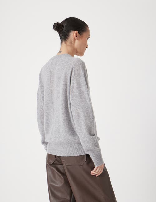 Hush Scarlett Cashmere V Neck Sweater In Gray