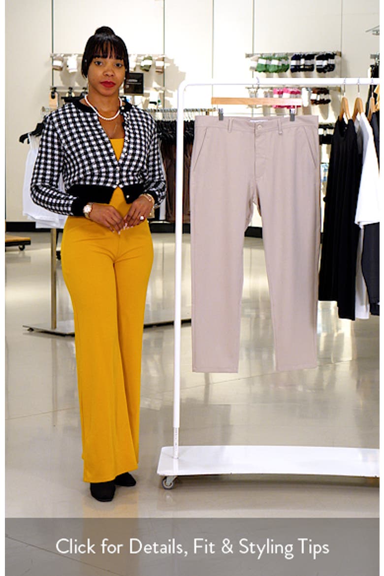 City Flat Front Pants video