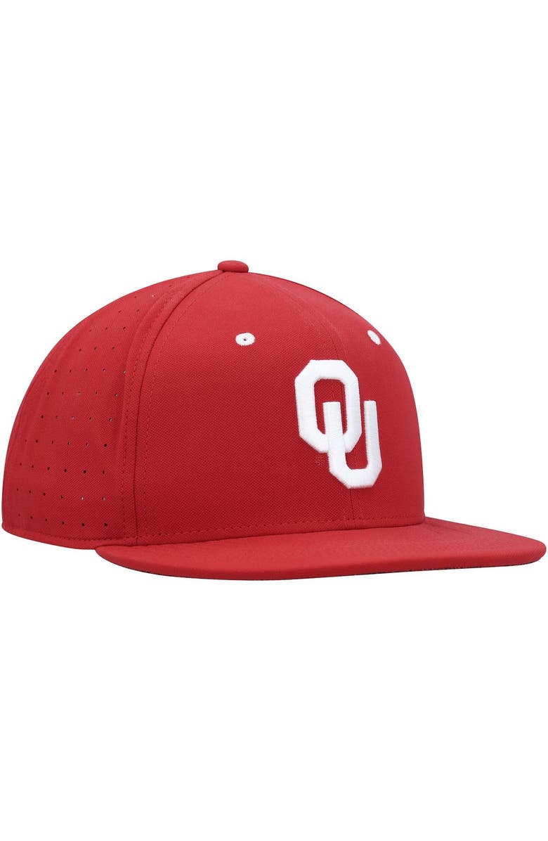 Nike Men's Nike Crimson Oklahoma Sooners True Performance Fitted Hat, Alternate, color, 