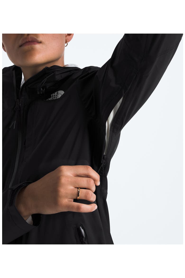 Alta Vista Hooded Water Repellent Jacket, Alternate, color, TNF BLACK
