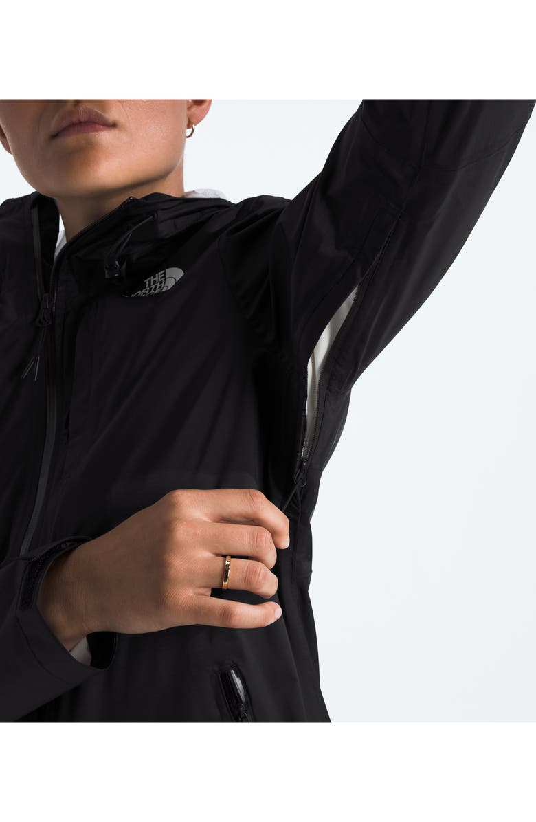The North Face Alta Vista Hooded Water Repellent Jacket, Alternate, color, Tnf Black