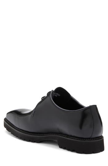 Maison Forte Connor Wholecut Plain Toe Derby In Black