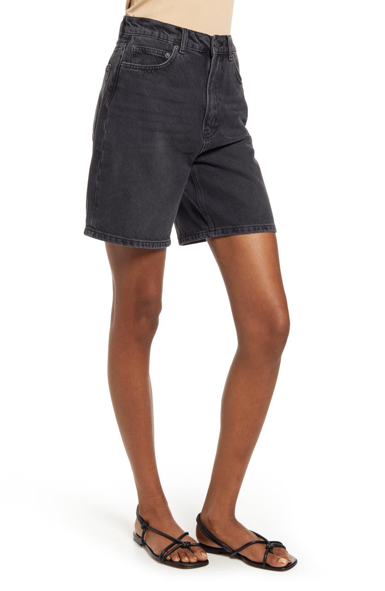 Reformation Sammie High Waist Relaxed Denim Shorts, Alternate, color, 