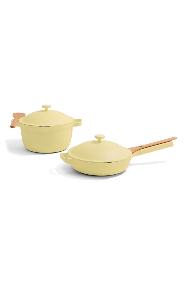 x Molly Baz Cookware Duo, Main, color, BUTTER YELLOW