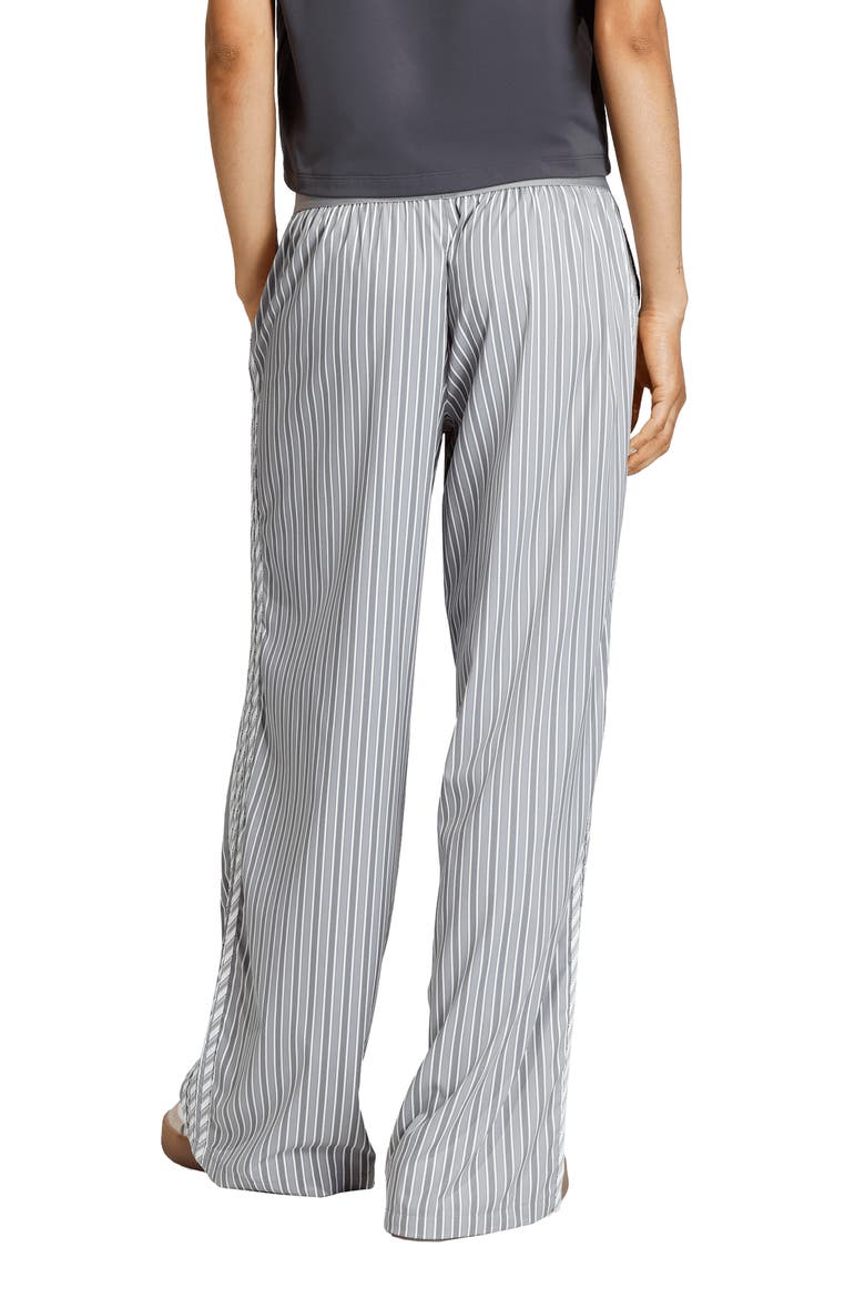 Stripe Wide Leg Pant, Alternate, color, GREY THREE/ UTILITY BLACK