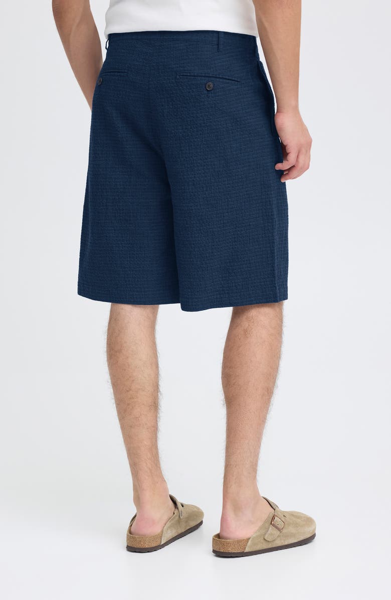 CASUAL FRIDAY Seersucker Shorts, Alternate, color, Bering Sea