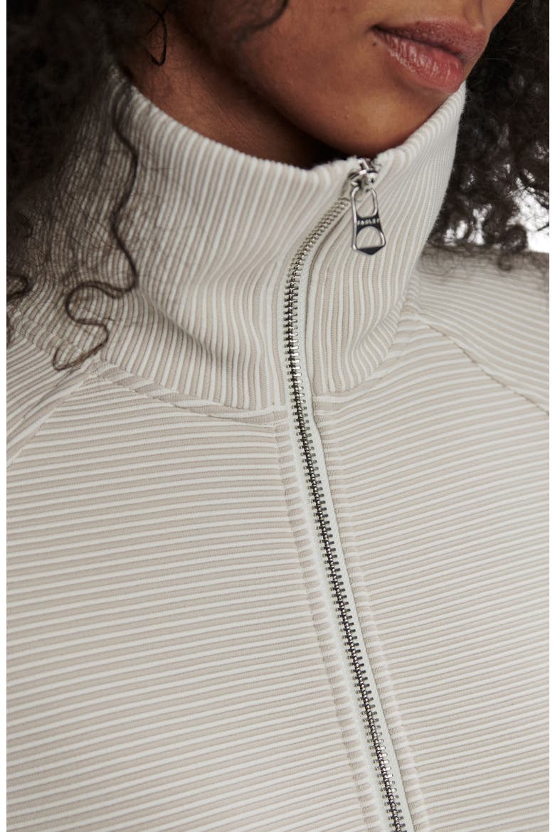 Milano Half-Zip Sweatshirt, Alternate, color, SILVER GREY/ SNOW WHITE