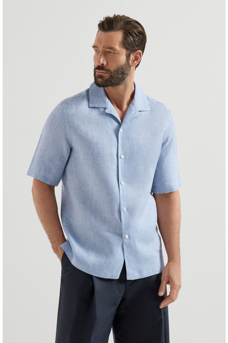 Short sleeve shirt, Main, color, Sky Blue