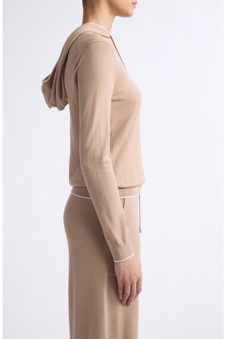 Merino Wool Hoodie, Alternate, color, 04A-01 CAMEL WHITE