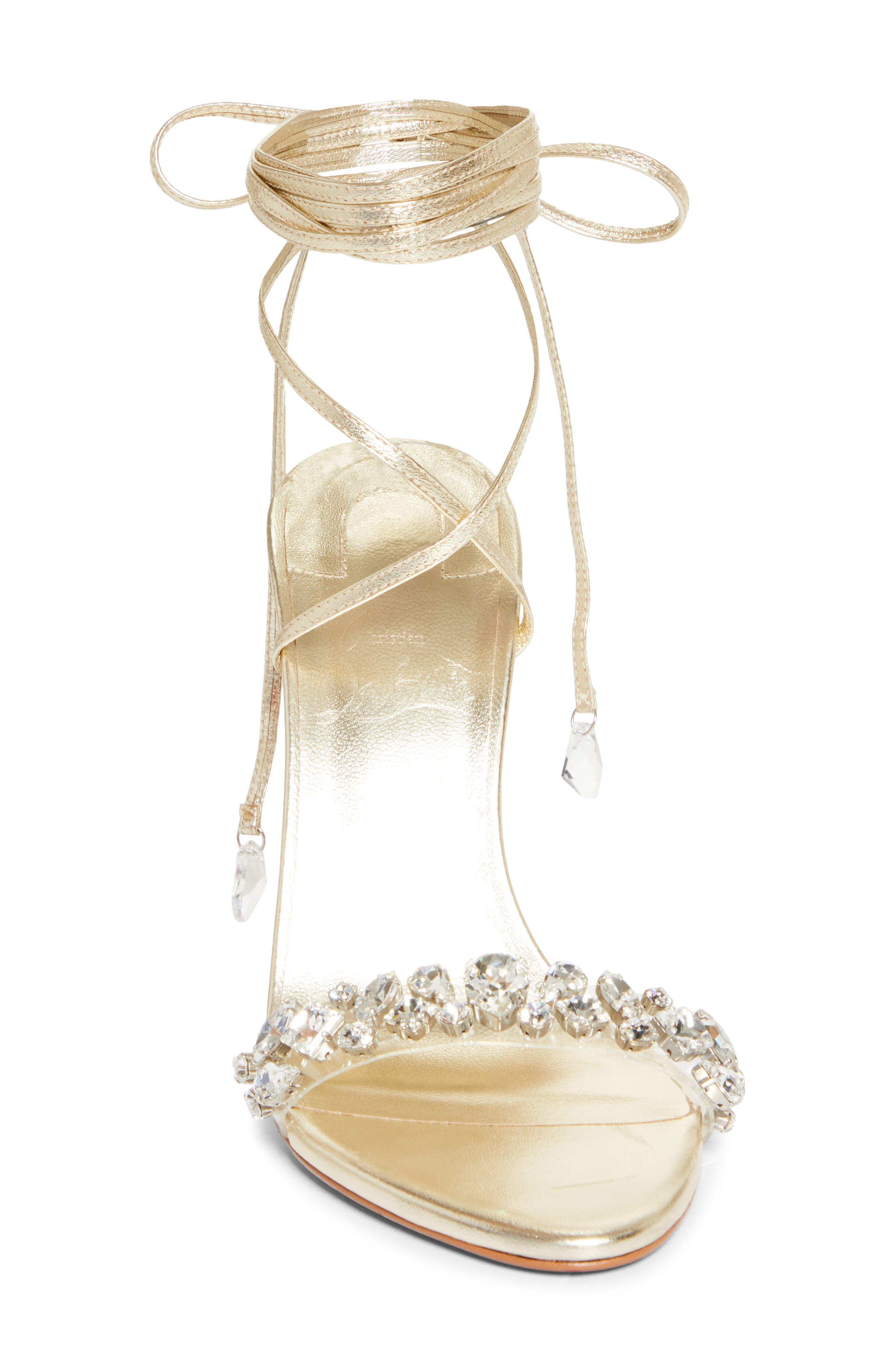 Fanny Jolly Sandal, Alternate, color, CRYSTAL/ PLATINE
