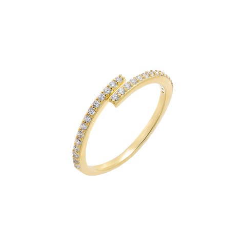 Pavé Thin Wrap Ring
