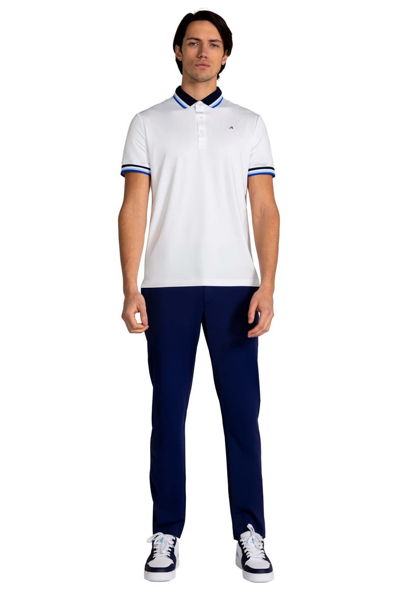 McClure Tipped Performance Golf Polo, Alternate, color, BRIGHT WHITE