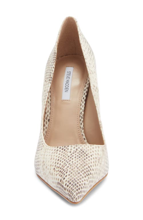 Steve Madden Noir Pointed Toe Pump In Multi