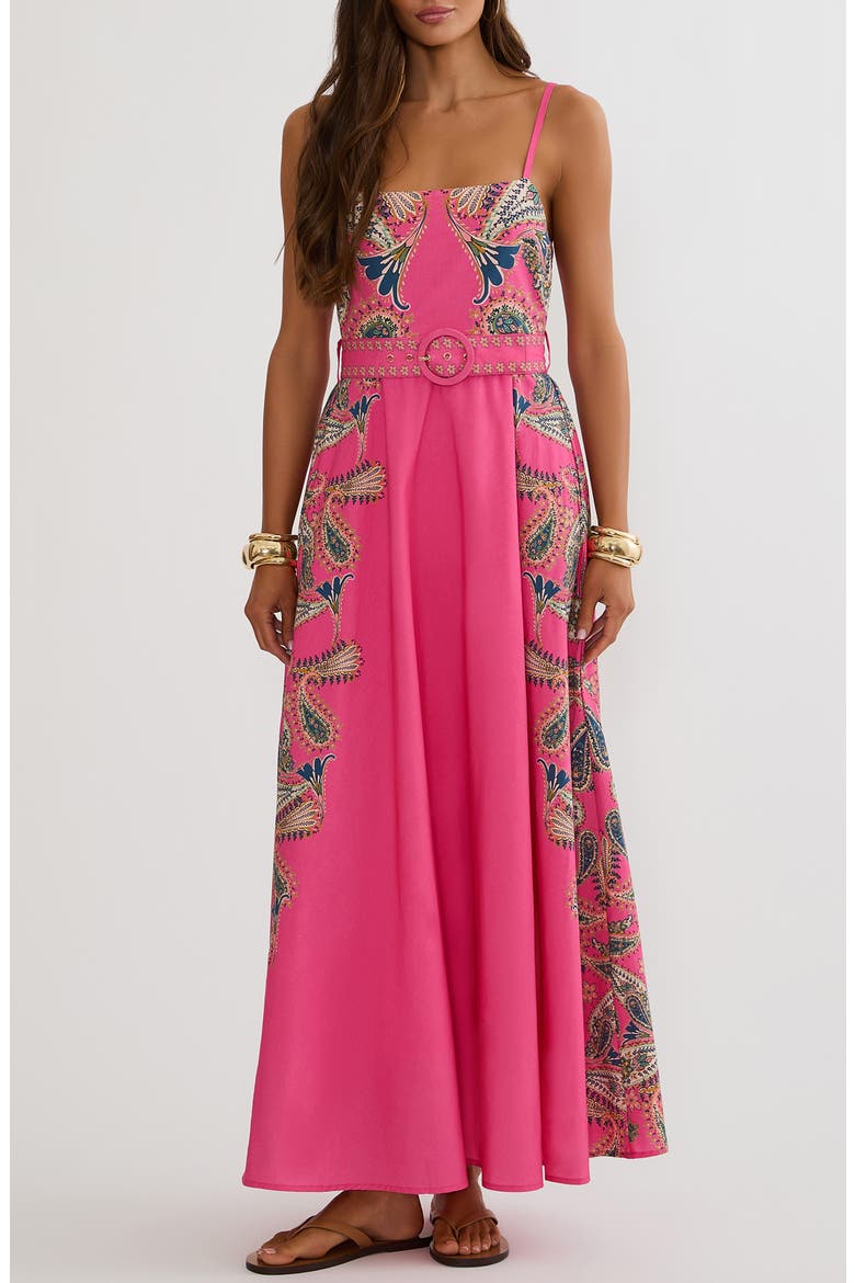 Rianne Maxi Dress, Main, color, CAPRI SOLEIL PAISLEY