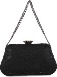 BERNESS Rhinestone Frame Handbag