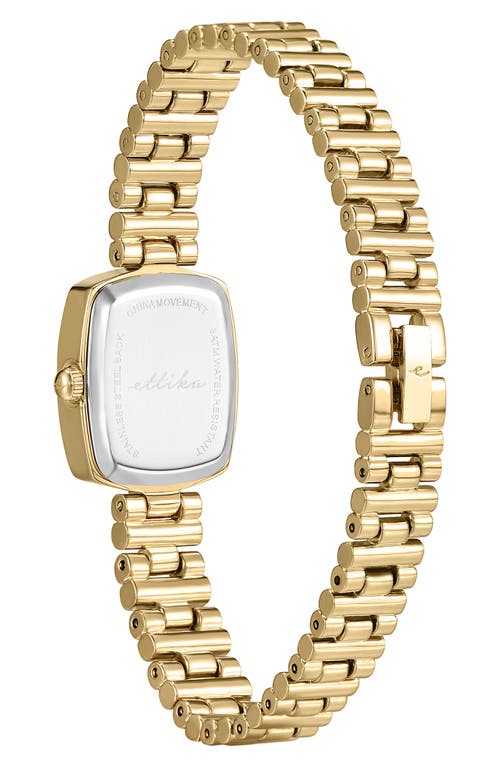 Ettika Square Dial Bracelet Watch, 20mm X 23mm In Gold