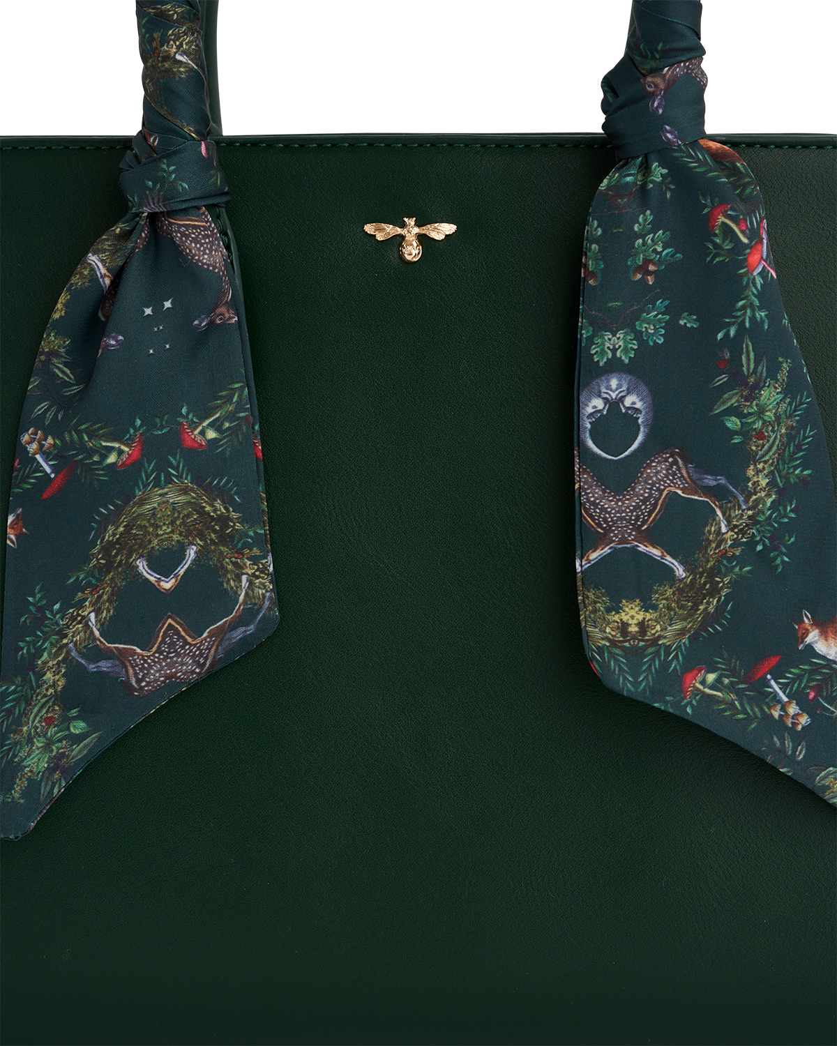 Fable England Into the Woods Green Structured Tote Medium, Alternate, color, 