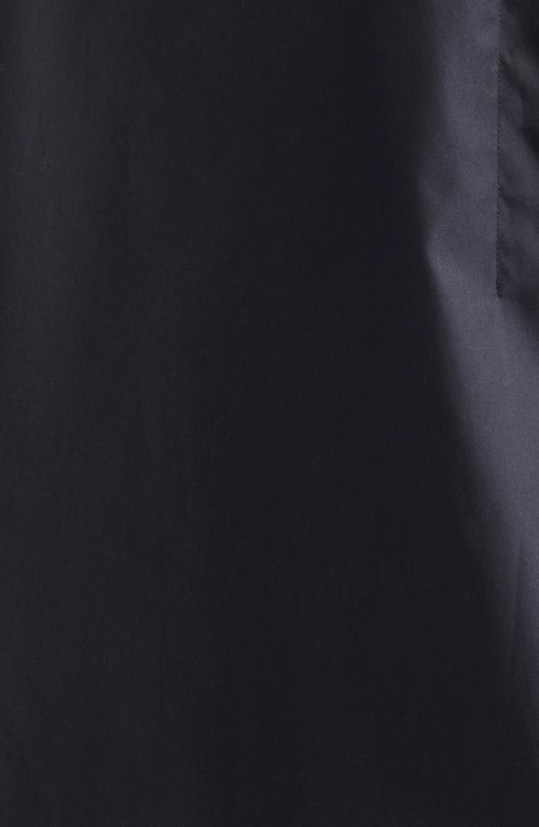 Noir Kei Ninomiya Petal Collar Cotton Broadcloth Button-Up Shirt, Alternate, color, Black