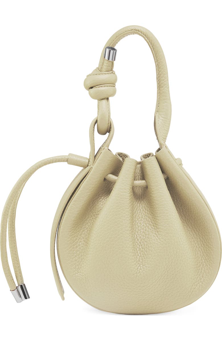 behno Mini Ina Pebble Leather Crossbody Bag, Main, color, Mojave