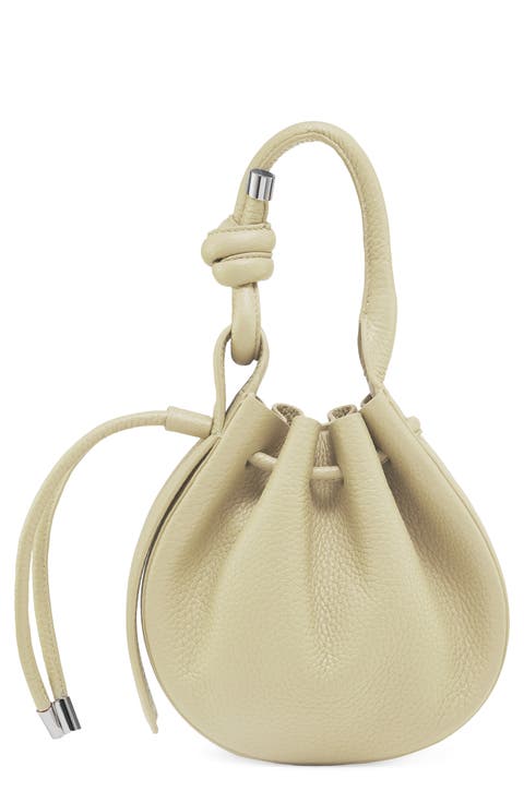 Mini Ina Pebble Leather Crossbody Bag