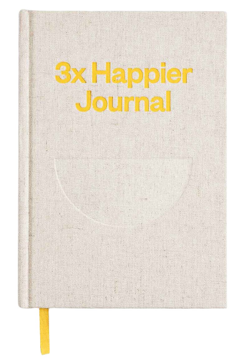 3X Happier Journal, Main, color, LINEN
