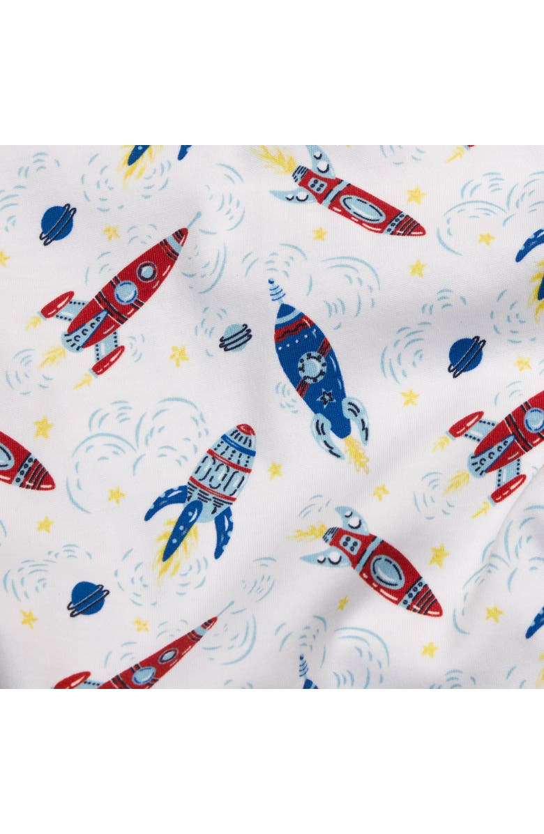 Little English Kids' Long Sleeve Printed Jammies, Alternate, color, Rocket Ship