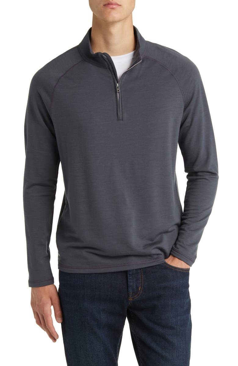 Peter Millar Crown Crafted Excursionist Flex Performance Merino Wool Blend Pullover, Main, color,