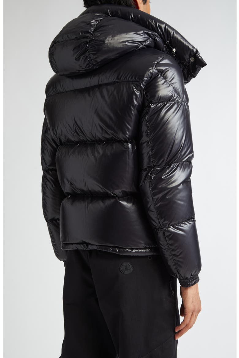 Montbeliard Short Down Jacket, Alternate, color, BLACK/BLACK