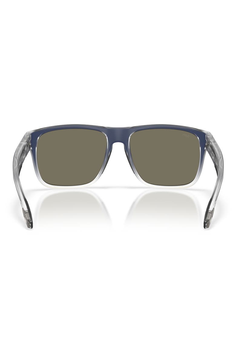 Spearo XL 59mm Polarized Square Sunglasses, Alternate, color, DEEP BLUE FADE / BLUE 580G